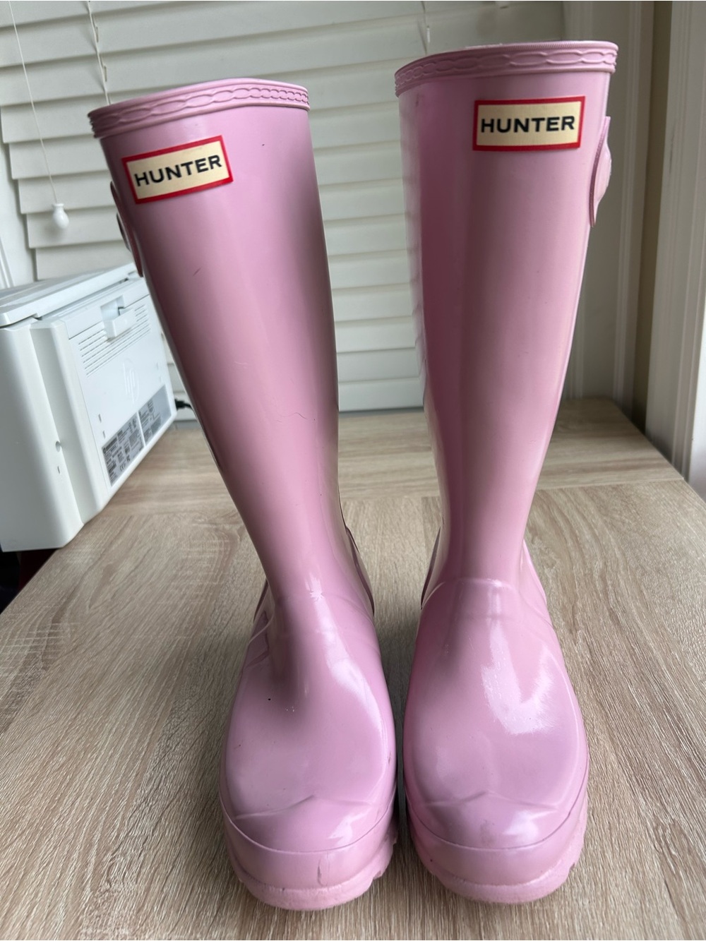 Hunter Women's Rain Boots in Light Pink